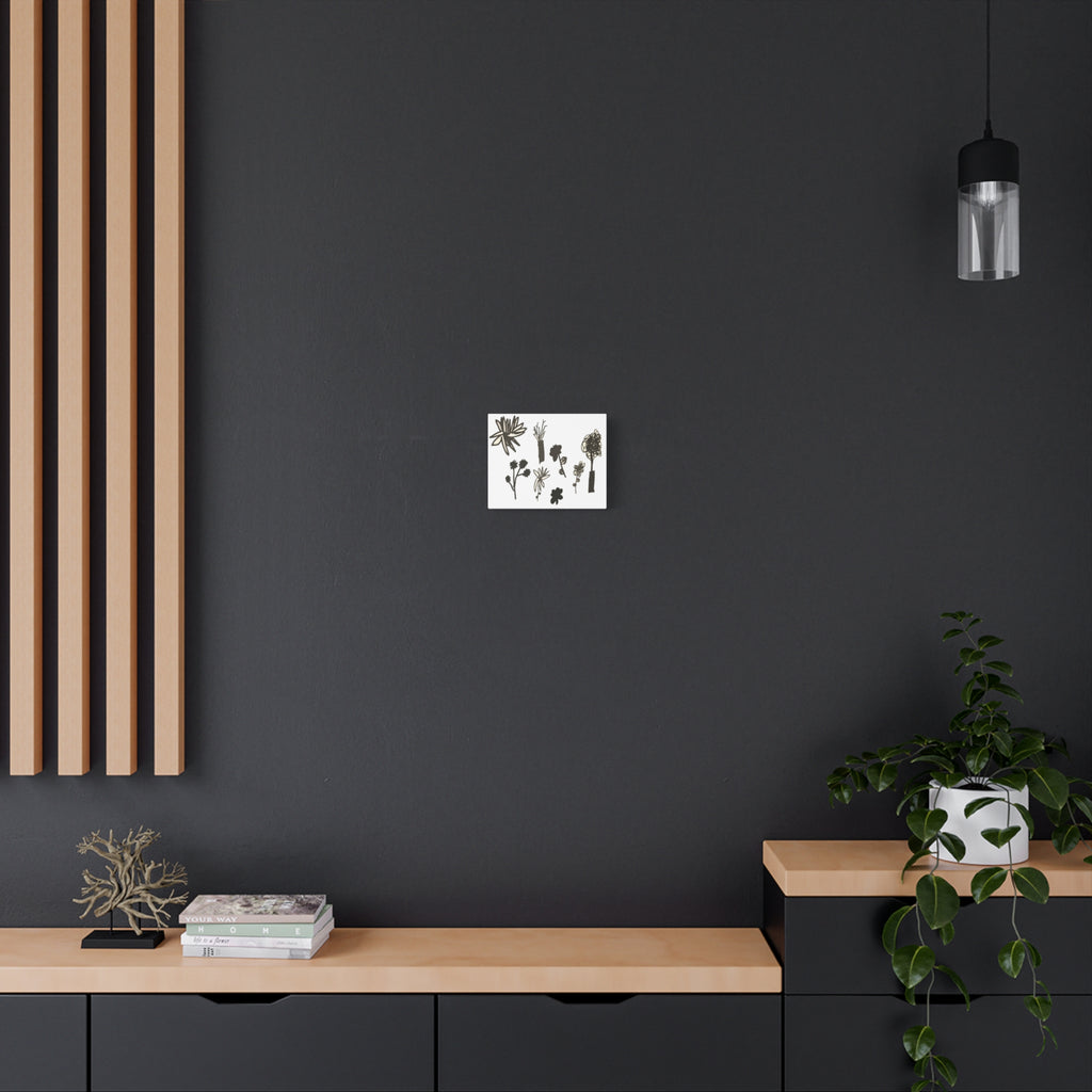 Flowers Don’t Follow Rules — Canvas Print (Matte Stretched)