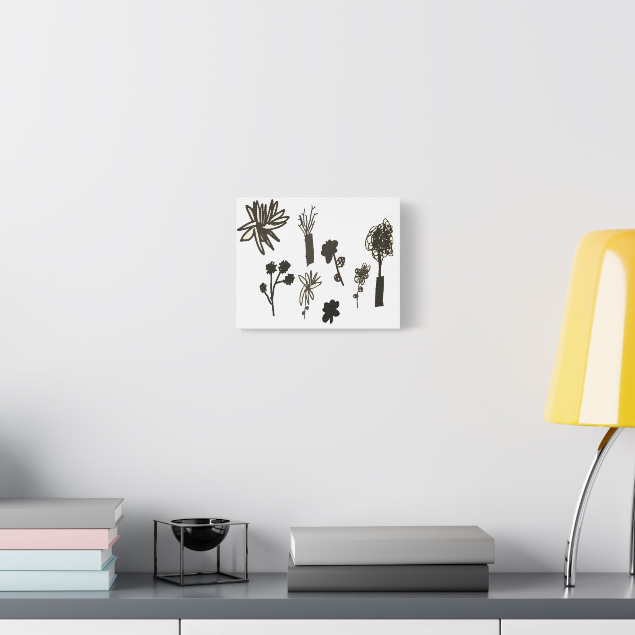 Flowers Don’t Follow Rules — Canvas Print (Matte Stretched)