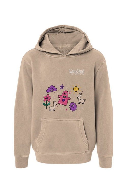 Youth Pigment Dyed Hoodie A little faded A littl