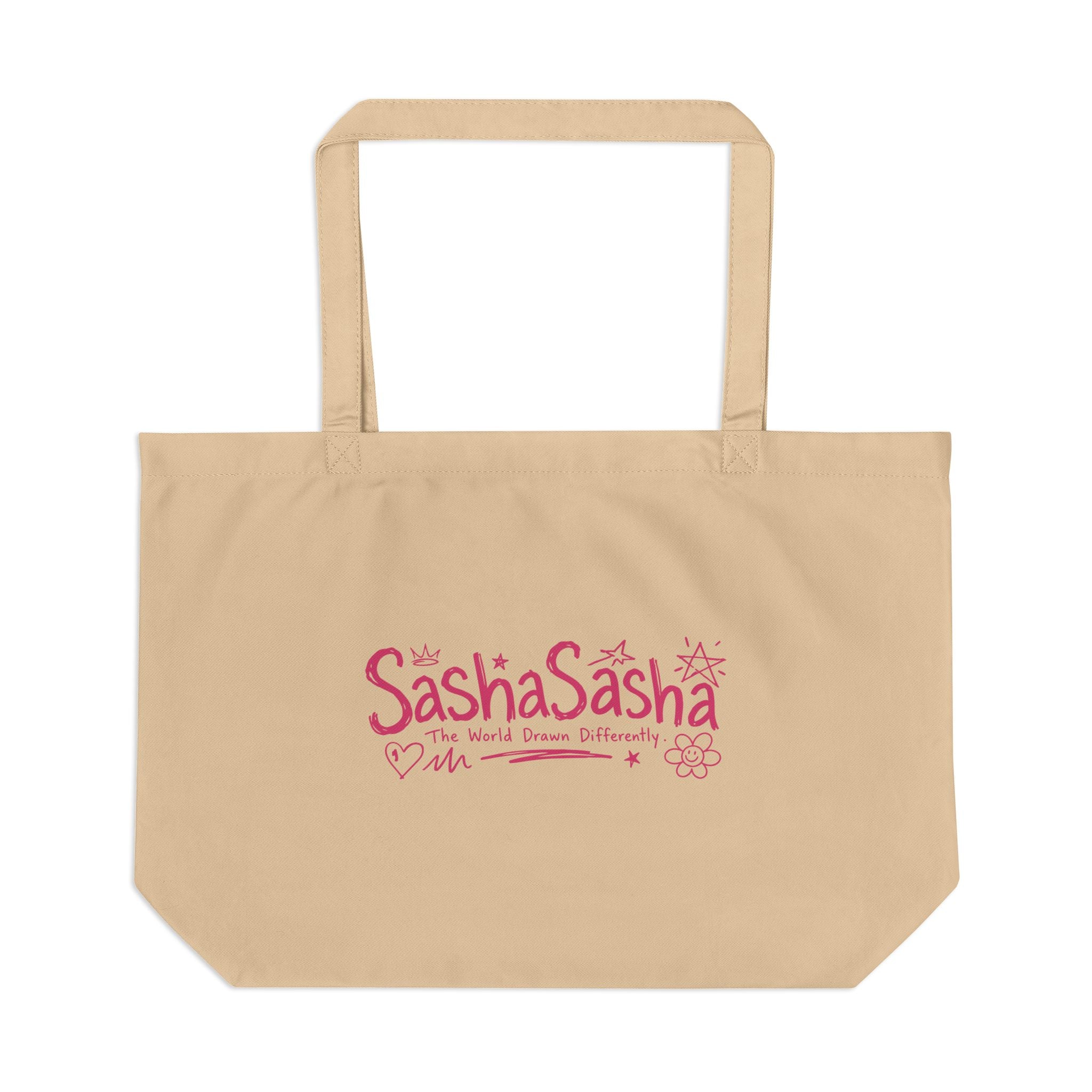 Grow Wild Canvas Tote — "Grow Wild" Floral Eco Shopper